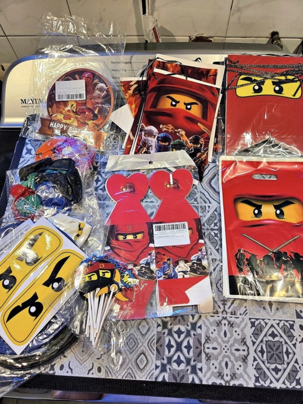 Kids NINJAGO-Themed Accessories Set NWT
